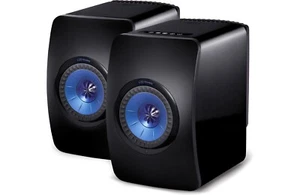 KEF LS50W - Powered Reference Monitors - Gloss Black / Blue Drivers - Picture 1 of 7