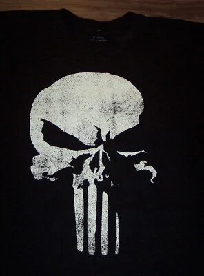 THE PUNISHER SKULL Marvel Comics Daredevil T-Shirt 2004 MENS SMALL NEW - Image 1 of 3