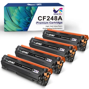 4PK CF248A Cartucce Toner Ricambio per HP 48A LaserJet Pro M15a M16w M16a - Foto 1 di 6