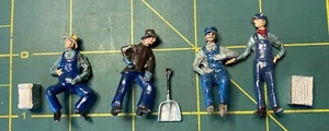 On30, On3, O Scale, RailRoadAve. Set#5, Engine Crew Figures. - Picture 1 of 10