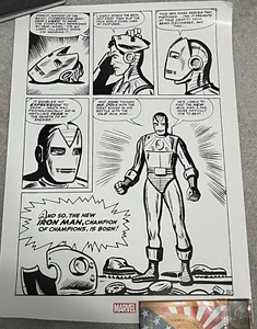 Japan Exclusive Marvel Iron Man Origin Tales of Suspense 32x23 Don Heck - Picture 1 of 1
