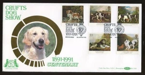 1991 Dogs Crufts Show OFFICIAL first day cover - Picture 1 of 1