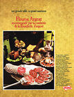 PUBLICITE ADVERTISING  1973   Olida  saucisson FLEURON D&#39;ARGENT