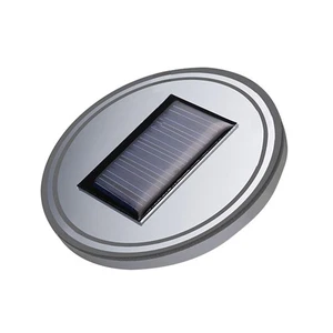 Solar Powered LED Car Cup Holder Mat Pad Drink Bottle Coaster with Built-in - Picture 1 of 4