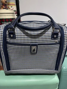 London Fog Oxford Collection Unterziehtasche Modern Muster Blau Unisex - Bild 1 von 8