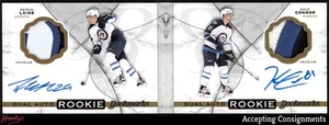 2016 The Cup Patrik Laine, Kyle Connor Booklet RC ROOKIE DUAL PATCH AUTO RPA /18 - Picture 1 of 2