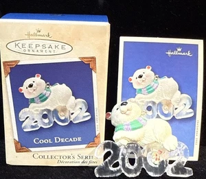 NEW Hallmark Keepsake Ornament Christmas 2002 Cool Decade Free Shipping - Picture 1 of 4