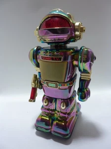 RARO ROBOT SONICO VINTAGE ANNI 80 HO KAI TOYS HK 706 A BATTERIA NO SCATOLA - Foto 1 di 9