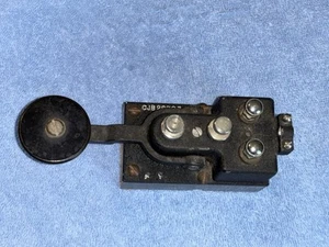 WWII Era US Navy JH Bunnell Flameproof Telegraph Key CJB-26003A CW QRP Ham - Zdjęcie 1 z 7