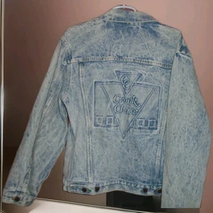 CROOK AND CHASE VINTAGE 1990S MENS STONEWASH DENIM JACKET SIZE MEDIUM/42 - Picture 1 of 6