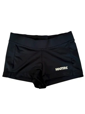 Hooters Niñas Uniforme Oficial NEGRO Pantalones Cortos Talla XXS Disfraz Halloween Foto 1 de 3