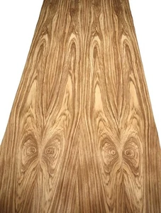 Zebrano Holz Furnier Zebrawood 240x24-28cm 2 Blätter - Bild 1 von 6
