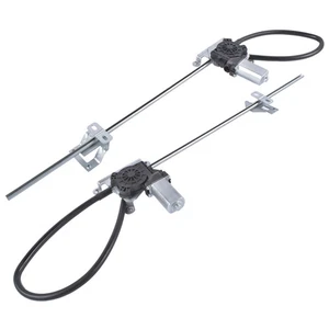 Pair Power Window Regulator w/ Motor for Freightliner FLD 112 120 132 1997-2010 - Picture 1 of 10