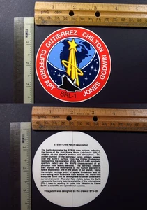 NASA SRL-1 Sticker Space Radar Laboratory STS-59 Endeavour Shuttle Vtg Orig - Picture 1 of 3