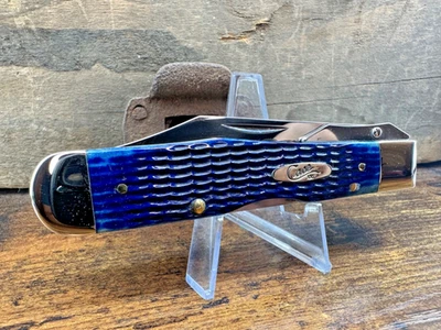 Cuchillo Case XX 2013 Cheetah Blue Bone 6111 1/2 Foto 1 de 4