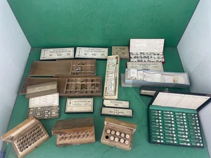 15/6/921  Uhrmachernachlaß Konvolut Uhrenersatzteile Lochsteine Schrauben usw. - Bild 1 von 11