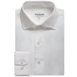 Isaac Mizrahi Boys 2-20 100% Cotton Long Sleeve Twill Dress Shirt - Colors - Picture 1 of 3
