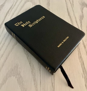 The Holy Scriptures~Jewish Publication Society 1966 Black Leather Family Pages - Imagen 1 de 16