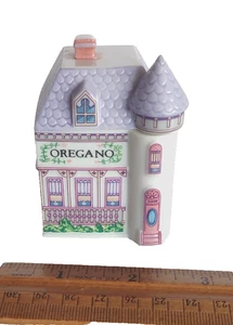 Barattolo spezie OREGANO 1989 Lenox Spice Village fine porcellana *mai usato - Foto 1 di 4