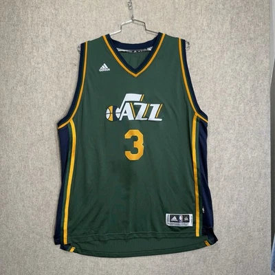 Adidas Swingman 2016 NBA Jersey Utah Jazz Trey Burke Green Sz 3XL - Image 1 of 4