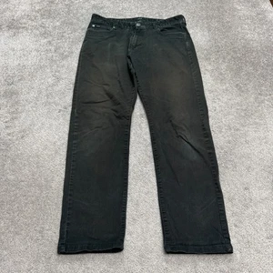 Pantalones chinos rectos ajustados ajustados RVCA Daggers para hombre 33 negros sarga de 5 bolsillos 35x31 - Imagen 1 de 20