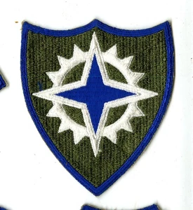 XVI Corps White Back Patch WWII Vintage Europe France Germany - Picture 1 of 2