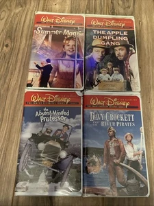 Lot  Four Walt Disney Film Classic Series VHS Tapes, - Picture 1 of 3