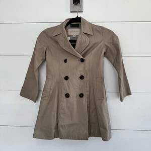 Burberry Khaki Girls 7Y Trench Jacket Coat Kids - Picture 1 of 6