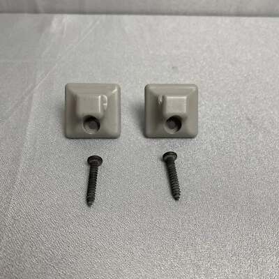 Juego de pares de clips para parasol Ford Ranger 2005-2011 con tornillos gris claro OEM Foto 1 de 4