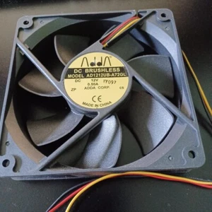 1 PCS  ADDA Fan AD1212UB-A72GL DC12V 0.50A  12025  12cm 3 wire cooling fan - Picture 1 of 1