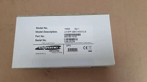 Extreme Networks 1G SFP LX LR 10 km Ethernet-Modul Transceiver 10052 900185-10 - Bild 1 von 3