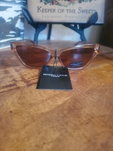 Kendall & Kylie -Emma -Cat Eye Sunglasses Tan Crystal Brown Authentic. - Picture 1 of 11