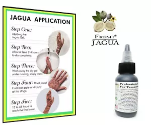 Fresh-Jagua® Tattoo Gel 1oz *TOP GRADE PROFESSIONAL DARK FLECK GEL. Made in USA - Bild 1 von 10