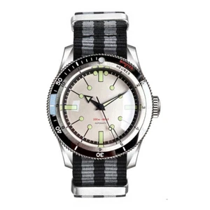20ATM 40mm Tandorio White Dial NH35A Automatic Mens Watch Bow Sapphire glass - Picture 1 of 8
