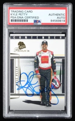 Kyle Petty Signed 2006 Press Pass Premium #23 (PSA) - A - Image 1 of 2