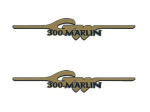 2 Grady White 300 Marlin Decals Sticker Emblem Yacht Skipper Fishing Ski - Picture 1 of 1
