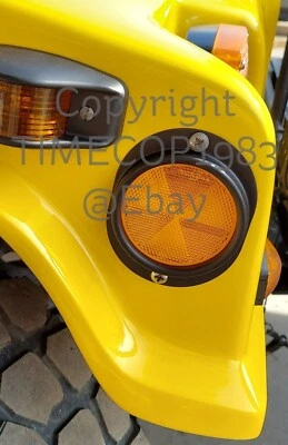 New HUMMER H1 REFLECTOR SET 4 Piece Kit FRONT + REAR 1992-2006 ALPHA AM GENERAL - Image 1 of 4