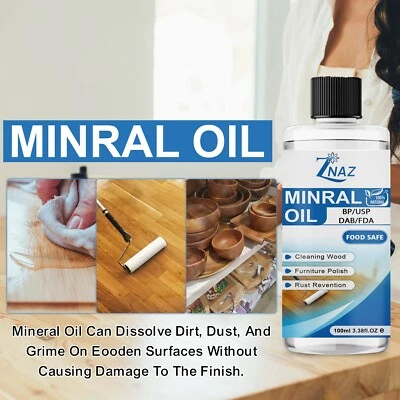 100% Pure Mineral Oil Chopping Board Oil Food Safe Maintain Quality Multiple Use - Image 1 of 3