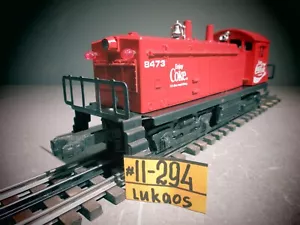 Lionel O Gauge Coca-Cola Coke 8473 Switcher Locomotive Runs FORWARD & REVERSE - Picture 1 of 12