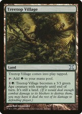 MTG Treetop Village (X) (foil) [Tenth Edition] [Near Mint]