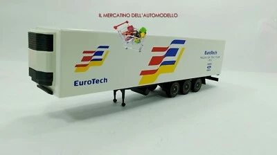 OLD CARS "RIMORCHIO EUROTECH" ORIGINALE 143,NO IXO,GILA,ELIGOR,LBS,DEA,TECKNO - Immagine 1 di 2