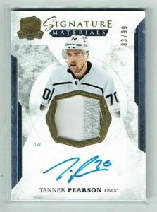 17-18 Upper Deck The Cup Signature Materials  Tanner Pearson  /99  Patch  Auto - Picture 1 of 1