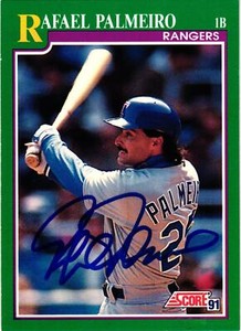 1991 Score Signed MLB Baseball Autographed Card 1-660 You Pick for Set