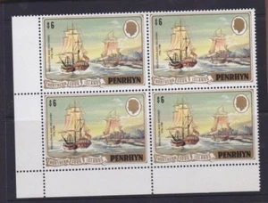1981 Penrhyn Isle Ships, SG 208 Block 4, MUH, Wholesale - Picture 1 of 1