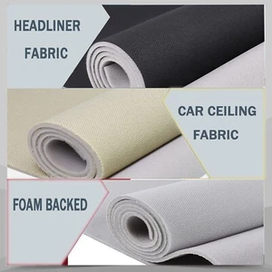 Headliner Fabric with Foam Backing for Car Ceiling Fabric Repair - Picture 1 of 31