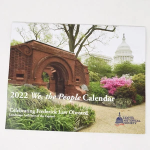 2022 We The People Wall Calendar Frederick Law Olmsted Architect Capitol 12 Mnth - Picture 1 of 7