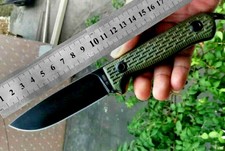 Premium Drop Point Knife Hunting Wild Tactical Combat Niolox Blade G10 Handle 4"