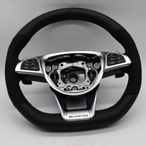 Volante de cuero original Mercedes AMG Alcantara a1664601618 W218 CLS - Imagen 1 de 5