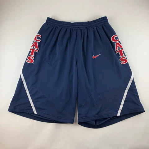 Arizona Wildcats NCAA Authentic Navy Blue Nike Basketball Shorts Mens Large Cover