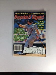 Baseball Digest Magazine December 1991 Chuck Knoblauch, "One Owner" Of Magazine - Picture 1 of 3